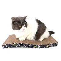 Neuankömmling S-förmiger Wave Pet Cardboard Cat Scratch Pad Board Cat Scratcher CardBoard
