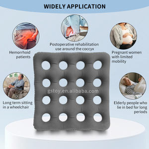 Coussins de siège gonflables anti-escarres, <span class=keywords><strong>coussin</strong></span> de siège gonflable à motif gaufré, <span class=keywords><strong>coussin</strong></span> de chaise pneumatique portable pour voiture, fauteuils roulants, chaises de bureau - Product Image 3