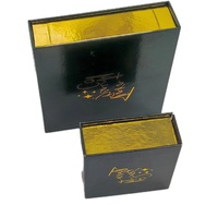 Boîte cadeau magnétique personnalisée avec logo en feuille d'or recyclable, finition mate, design personnalisé pour les vêtements, les cosmétiques et les cadeaux