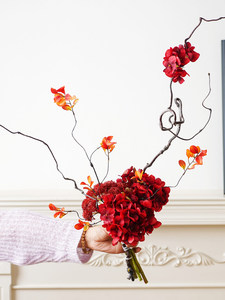 Adornos Florales de Lujo para Mesa, Ramo de Novia Artificial, Flores de <span class=keywords><strong>Seda</strong></span> para Decoración de Mesa de Boda, Decoración de Vestíbulo de Hotel - Product Image 4