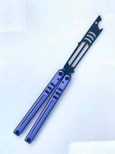 มีดคารัมบิตพับได้ ใบมีดเหล็ก 3Cr13 ปรับเปลี่ยนและเปลี่ยนใบมีดได้ ด้ามอลูมิเนียม เหมาะสำหรับการล่าสัตว์ ฝึกซ้อม และกิจกรรมกลางแจ้ง - Product Image 1