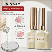 RS Nail Wholesale Reinforcement Gel Polish Strong Adhesion Anti-Lifting 28 Days Long Professional Shaping Hard Nail Gel Builder