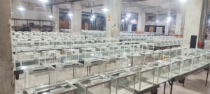 A.S. Hiện Đại Thân Thiện Với Môi M50 4-Trong-1 5-Trong-1 Hình Chữ Nhật Thủy Tinh Aquarium <span class=keywords><strong>Fish</strong></span> Tank Set Cho Nước Ngọt Hiển Thị Sống Máy Tính Để Bàn - Product Image 4