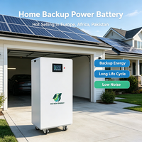 Station d'alimentation portable de haute qualité, batterie au lithium LiFePO4, stockage d'énergie solaire hybride 48V, modulaire et empilable, 5-25 kWh