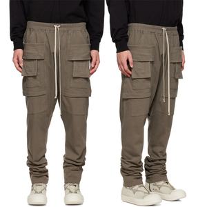 Premium Pockets <b>Jogging</b> Blank Track Men's Stacked <b>Cargo</b> <b>Pants</b> Custom Sweatpants Trousers for Men - Product Image 6