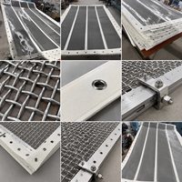 Tamis vibrant en treillis métallique ondulé en acier inoxydable de l'usine d'Anping pour le criblage des minerais de carrière et la séparation du sable, des pierres et des grains
