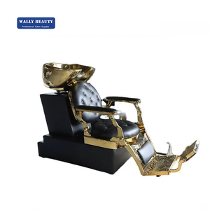 Station de <span class=keywords><strong>shampooing</strong></span> de lavage à contre-courant réglable professionnelle unité de lavage de cheveux de Salon avec <span class=keywords><strong>système</strong></span> de vidange de repose-pieds ergonomique de chaise hydraulique - Product Image 5