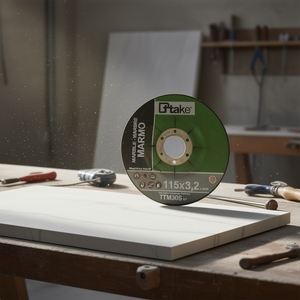 Disco Abrasivo Plano Industrial Ttake 230x22.23mm, Borde Continuo, 6600 RPM, para Corte de Mármol Ttm30s Bf - Product Image 3