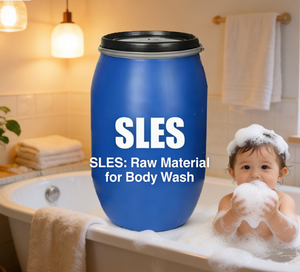 SLES 70% โซเดียมลอริลอีเทอร์ซัลเฟต คุณภาพสูง <span class=keywords><strong>ราคา</strong></span>แข่งขัน ใช้เพิ่มฟองสำหรับผลิตภัณฑ์ทำความสะอาดห้องน้ำและล้างรถ - Product Image 1