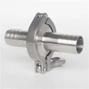 Stainless steel SS304 SS316L food grade joint with clamp fixing