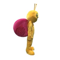 Costumes de mascotte Hola Yellow Snail / Costumes de mascotte de dessin animé personnalisés