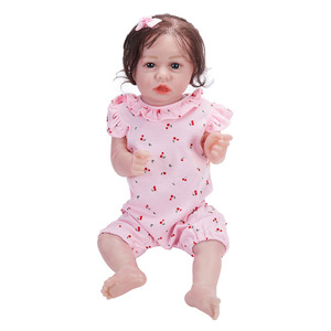 Venta caliente 22 pulgadas realista <span class=keywords><strong>Reborn</strong></span> Baby Doll Cute Newborn Silicon Toy Soft Fashion Doll Model by Hot Selling Style - Product Image 6