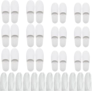 Pantuflas Desechables para Spa, Pantuflas Cálidas y Acogedoras con Punta Cerrada para Hotel, Hogar, Uso de Invitados, Talla Única para Adultos - Product Image 2