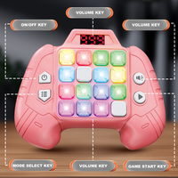 Console de jeu portable éducative en plastique unisexe pour enfants, jouet anti-stress à pression rapide pour fêtes d'anniversaire, pour les 7 ans et plus