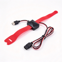 Câble de capteur de température SKYRC, sonde de température de batterie avec sangle Velcro pour chargeur RC SKYRC IMAX B6 B6mini B6V2 B6Evo