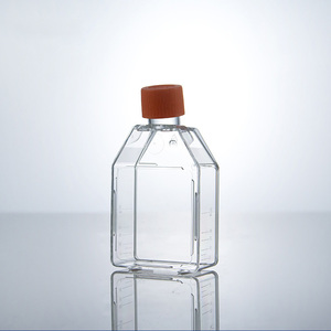 Cell Culture <strong>Flasks</strong> TC Treated Sterile 25cm2 75cm2 175cm2 225cm2 With Vent Cap Or Plug Seal Cap For Tissue Culture - Product Image 1