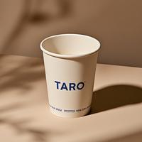 Vasos de Papel Desechables de Doble Pared Kraft de Grado Alimenticio de 20 oz con Impresión Personalizada para Café Caliente, Helados, Bebidas, Servicios de Catering, con Tapas a Juego