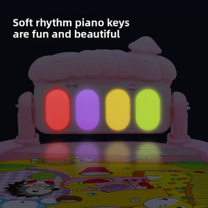Tapis <span class=keywords><strong>de</strong></span> jeu multifonctionnel pour bébé avec <span class=keywords><strong>piano</strong></span> à pédales, tapis musical et tapis <span class=keywords><strong>de</strong></span> fitness pour le sommeil et les activités, vente en gros - Product Image 4
