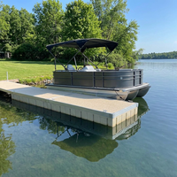 Yacht de croisière en aluminium soudé certifié CE, 4,6 m (15 pieds), avec moteur hors-bord télécommandé, idéal pour la pêche en lac, rivière, et la navigation en eau libre – Prix abordable