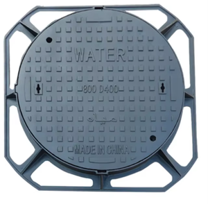 Offre Spéciale – Cadre de couvercle de regard en fonte ductile D400 personnalisé, étanche avec joint en caoutchouc, robuste, services de fabrication télécom SDS - Product Image 1