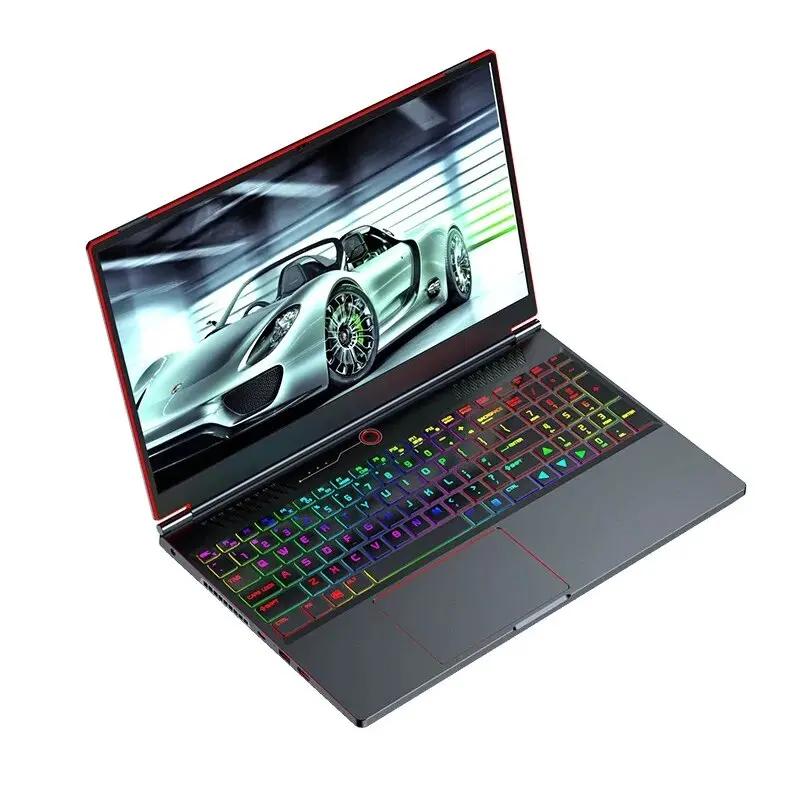 NVMe I9แล็ปท็อปคอมพิวเตอร์ GDDR5 PC HM370หน้าต่าง144Hz 8Cores 16Thread Notebook แคชอัจฉริยะ CPU dual-band WIFI GTX1650 Ti RAM 16G