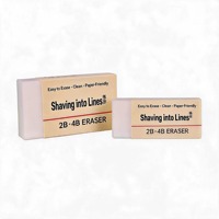 Gomme à effacer sans éclats pour enfants, fournitures scolaires, effacement propre, récompense