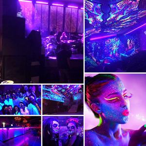 U`King Oem 12 Eye Leds <span class=keywords><strong>Uv</strong></span> Well Wash Light pour discothèque, karaoké, DJ, boîte <span class=keywords><strong>de</strong></span> <span class=keywords><strong>nuit</strong></span>, effets d'éclairage <span class=keywords><strong>de</strong></span> scène DMX512 avec télécommande - Product Image 5