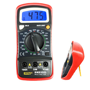 Multímetro digital electrónico, detector de prueba de tres usos, Binjiang BM8300L, con retroiluminación y zumbador - Product Image 1