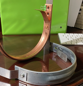 ตัวยึดรางโลหะสำหรับรางน้ำฝนและตะขอแขวน (สีเงิน) - Product Image 2