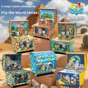 Nuovo Giocattolo Educativo per Bambini <span class=keywords><strong>Puzzle</strong></span> 3D in Legno Avventura dei Dinosauri per Ragazzi (7-14) Anni Unisex Vendita all'Ingrosso - Product Image 5