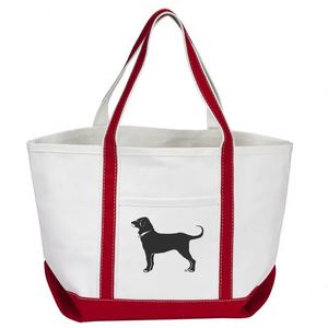 Sac fourre-tout en toile de coton naturel de haute qualité, personnalisé avec logo de la marque Vansun, imprimé, recyclable, grand format, sac de shopping personnalisé - Product Image 1