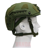 Casque tactique Vanda MICH2000 PE/Aramide vert olive 1,45 kg 0,132 m Protection