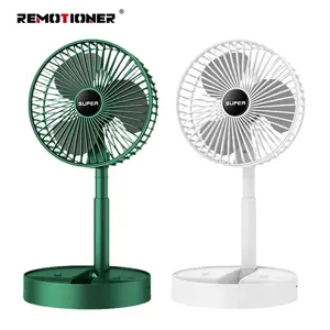 USB Rechargeable Adjustable Height Fans Foldable Portable Travel Fan Desk And Table Fan