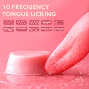 Female Realistic Tongue <b>Vibrator</b> <b>Vibrating</b> for Massager Quiet Low Noise Women Climax Fun Adult Sex Toys Wholesale - Product Image 2