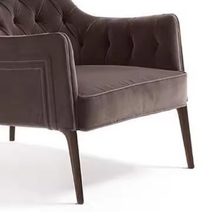 <span class=keywords><strong>Fauteuil</strong></span> de canapé en tissu de chaise de loisirs en <span class=keywords><strong>bois</strong></span> de concepteur nordique pour l'usage de salon et d'hôtel pour des bébés et des enfants - Product Image 5