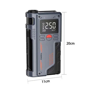 Démarreur de batterie avec pompe à air, utilisé pour les véhicules, 150 psi, gonfleur de pneus numérique sans fil multifonctionnel portable - Product Image 6