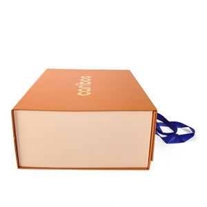 पुनरावर्तनीय कस्टम लोगो कस्टम आकार जूते तह पैकेजिंग कार्डबोर्ड कठोर मुड़े हुए चुंबकीय उपहार बॉक्स - Product Image 3