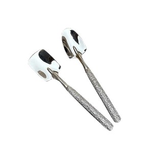 Cuchara de sandía martillada de acero inoxidable moderna de moda, <span class=keywords><strong>pala</strong></span> cuadrada de alto valor para postres y helados, uso doméstico - Product Image 4