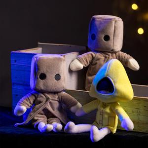 Peluche Súper Suave del Juego <span class=keywords><strong>Little</strong></span> Nightmares 2, Personajes <span class=keywords><strong>Little</strong></span> Six y Box Man, Relleno de Algodón PP, 11CM-30CM - Product Image 4