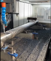 Actionneur linéaire haute précision, machine CNC, crémaillère hélicoïdale, acier forgé haute résistance, certifié ISO9001, forgeage haute fréquence