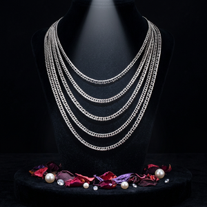 Collier en or plaqué 18 carats de luxe RAMDUT IMPEX VK-5, chaîne cubaine Miami torsadée de 3 mm, unisexe, certifié - Product Image 5
