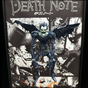 Marco de Fotos 3D Estereoscópico Decorativo de Death Note Ryuk, Figura de Anime, Pintura Creativa, Adorno de Pared para Escritorio - Product Image 5