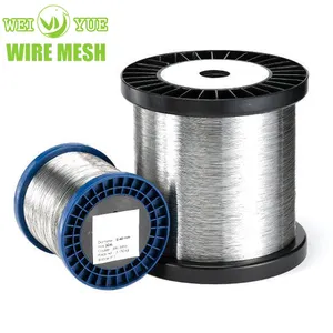 0.045MM Stainless Steel Flat Wire Roll Braided Flexible And Soft Yarn 304 Stainless Steel Wire