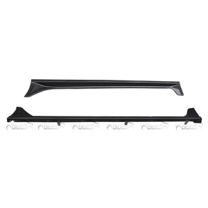 Extensiones de faldones laterales estilo MU de fibra de carbono con alerón divisor para Honda Civic 11ª generación FL5 Type R 2022-2023, tuning automotriz - Product Image 5