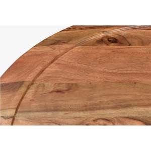 Table basse élégante et robuste faite à la main de haute qualité finie dans des teintes organiques une teinte de noyer naturel au prix de gros - Product Image 2