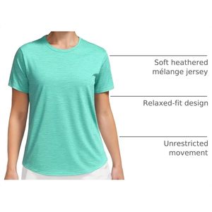 Camiseta Deportiva Personalizada para Mujer, Manga Corta, Corte Holgado, Suave y Ligera, para Yoga, Gimnasio, Verano, Informal - Product Image 4