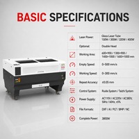 Machine de découpe et de gravure au laser CO2 CNC industrielle pour acrylique, bois, MDF, cuir, tissu, découpe et gravure de matériaux non métalliques