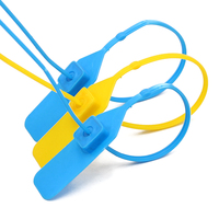 PN-PS2112 Scellé de sécurité en plastique personnalisé à usage unique, scellés en plastique à serrage progressif pour bagages