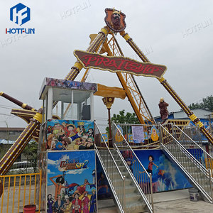 Manèges à sensations fortes Parc d'attractions Manège de fête <span class=keywords><strong>foraine</strong></span> Intérieur Extérieur Manèges à balançoires en fibre de verre et en acier <span class=keywords><strong>Bateau</strong></span> <span class=keywords><strong>pirate</strong></span> certifié CE 24P - Product Image 4