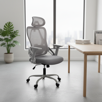 Chaise de bureau ergonomique à dossier haut, réglable en hauteur, pivotante, moderne, confortable, pour conférence, chaise de direction, chaise de bureau informatique économique